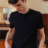 Nils Henley T-Shirt, Black