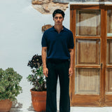 James Open Knit Polo