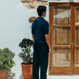 James Open Knit Polo