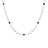 Aubrey Necklace, Silver