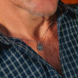 Caius Necklace, Silver