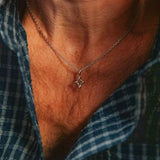 Ansel Necklace, Silver