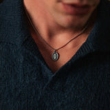 Caius Necklace, Silver