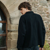 Mateo Cotton Polo, Black