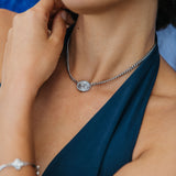 Bronco Necklace, Silver