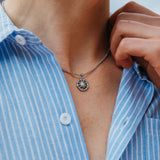 Elios Necklace, Silver