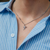 Eros Necklace, Silver