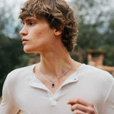 Dalton Necklace, Silver