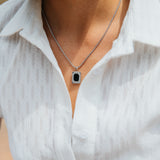 Dalton Necklace, Silver