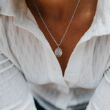 Lazare Necklace, Silver