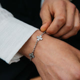 Caden Bracelet, Silver