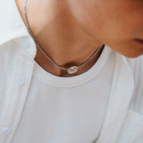 Bronco Necklace, Silver