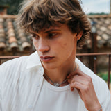 Bronco Necklace, Silver