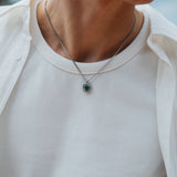 Diaz Necklace, Silver