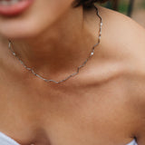 Rocío Necklace, Silver