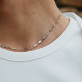 Helio Necklace, Silver
