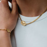 Bronco Necklace, Gold