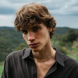 Helio Necklace, Gold