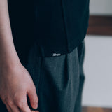 Gio Fitted Rib Tank, Black