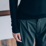 Gerard Pinstripe Trousers, Grey