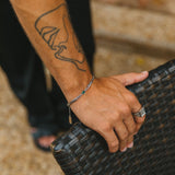 Mace Bracelet, Silver