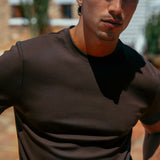 Brando Fitted T-Shirt, Brown
