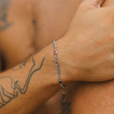 Mace Bracelet, Silver