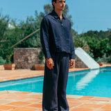 Emile Linen Zip Shirt