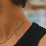 Ethan Necklace, Silver