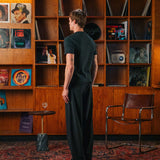 Bernard Ribbed T-Shirt, Dark Grey