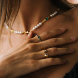 Paris Ring, Blue/Gold