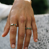 Paris Ring, Green/Gold