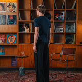 Bernard Ribbed T-Shirt, Navy