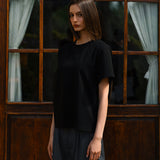 Daniel Boxy T-Shirt, Black