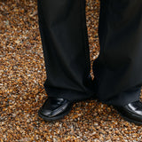 Dylan Wool Trousers, Black