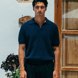 James Open Knit Polo