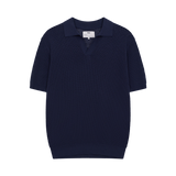 James Open Knit Polo