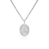 Lazare Necklace, Silver