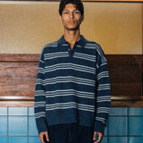 Myles Polo Knit, Navy