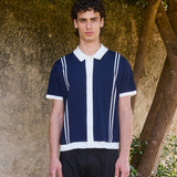 Ripley Knit Shirt, Navy
