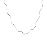 Rocío Necklace, Silver
